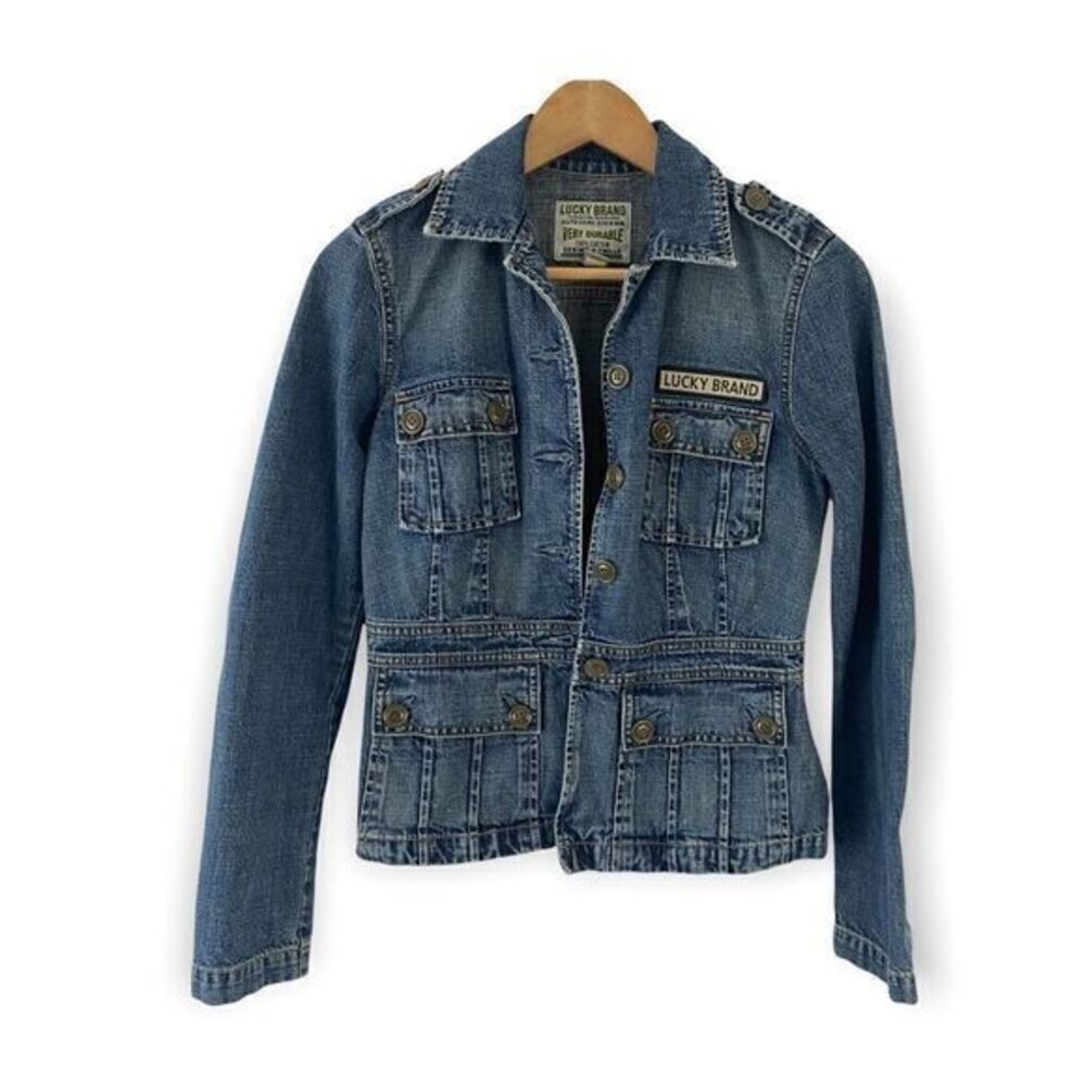 Lucky Brand Outdoors Division Denim Jean Jacket